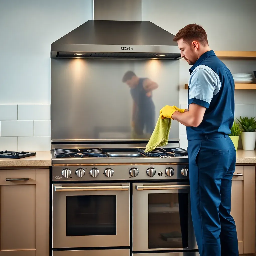Range Cooker Cleaning by Oven Cleaner Glasgow in Glasgow