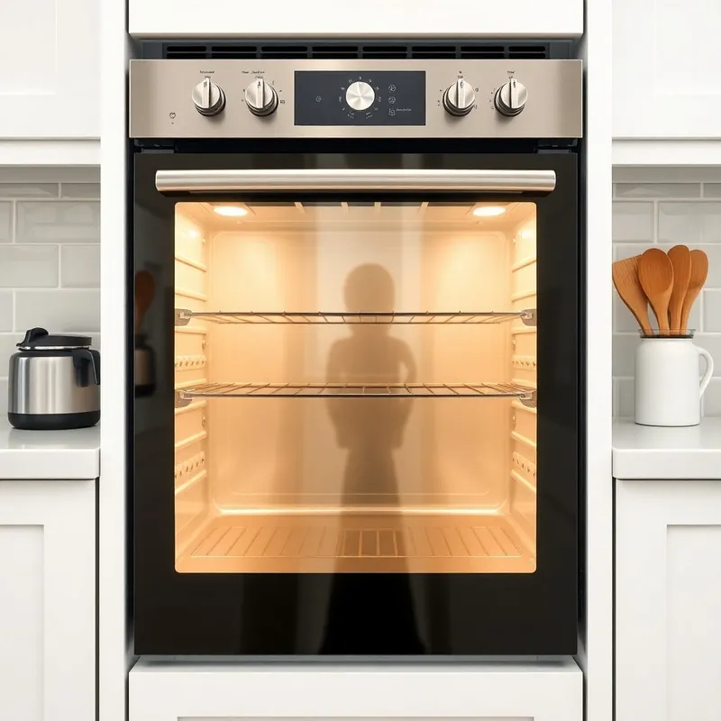 Professional oven cleaning service in a Glasgow kitchen